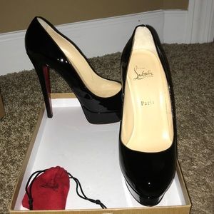 christian louboutin black heels